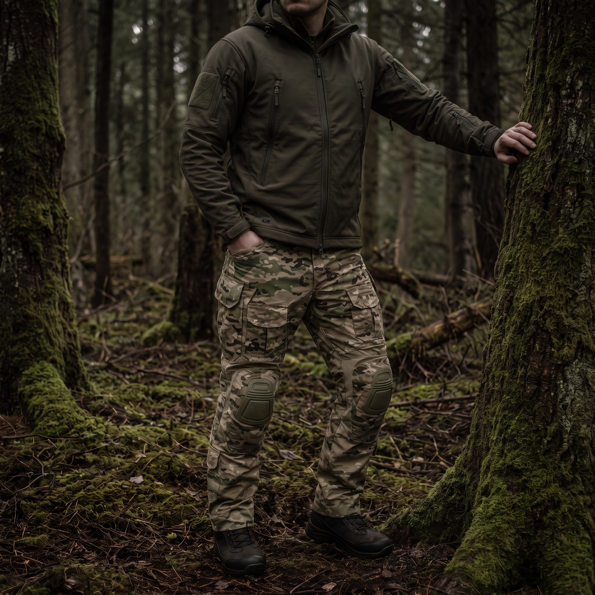STRYKR Einsatzhose Pro MultiCam (CP Camo) Rückansicht