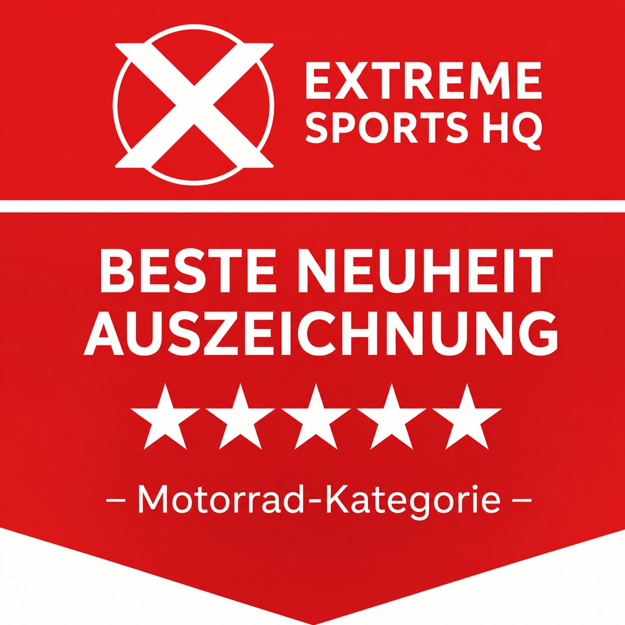 Extreme Sports HQ — Beste Neuheit, Motorrad-Kategorie